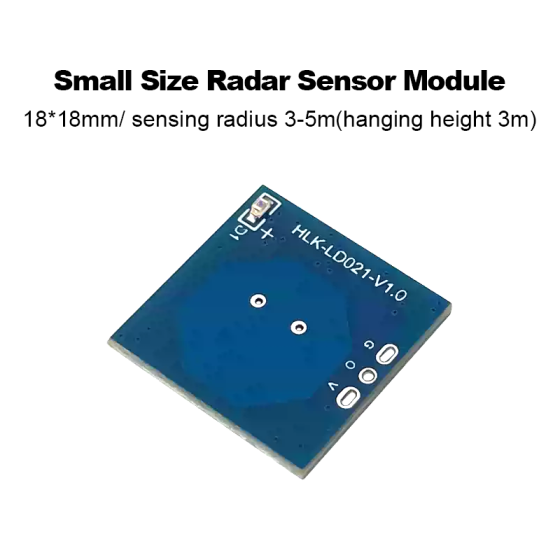 5.8G radar sensing module human movement sensor HLK-LD021 low-power intelligent sensing switch